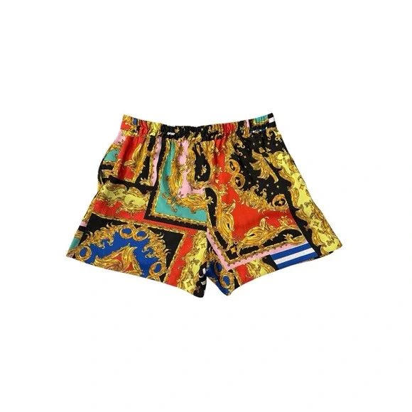 MNG Mango Printed Shorts Multicolor Women's size L - Picture 2 of 5